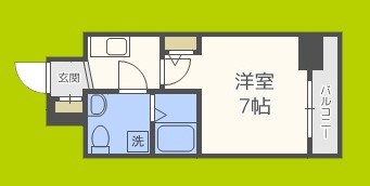 アドバンス心斎橋ラシュレ 間取り