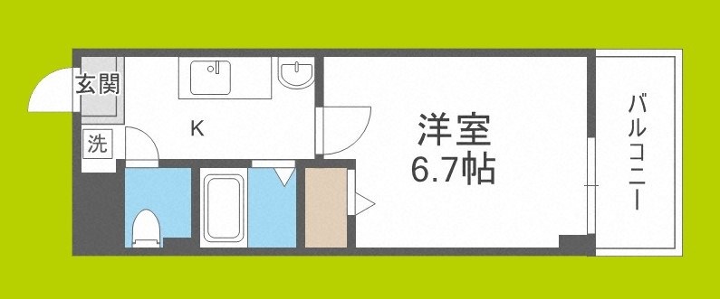 フローライト新大阪 間取り
