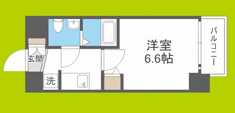 ワールドアイ阿波座WEST 間取り