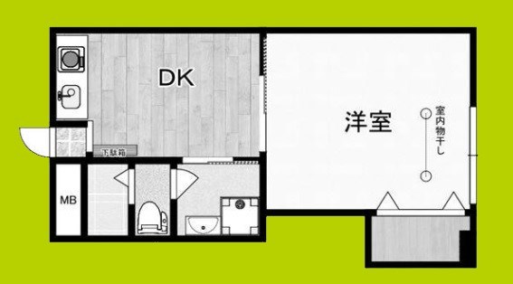 公園造住マンション 間取り