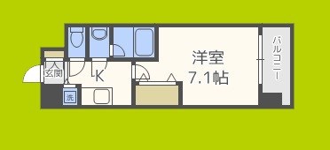 アドバンス難波南シャルム 間取り