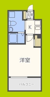 レジディア谷町 間取り