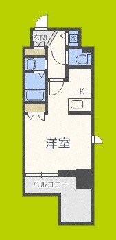 プレサンス大手前パークサイドⅡ 間取り