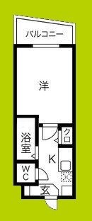 天満橋リーフビル・ネバーランド天満橋 間取り