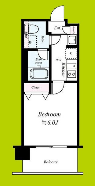 レオンコンフォート難波 間取り