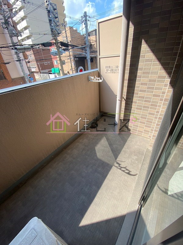 レオンコンフォート難波 ベランダ