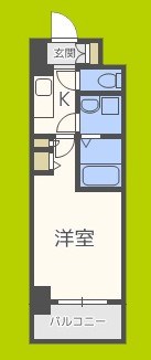 エスリード難波WEST 間取り