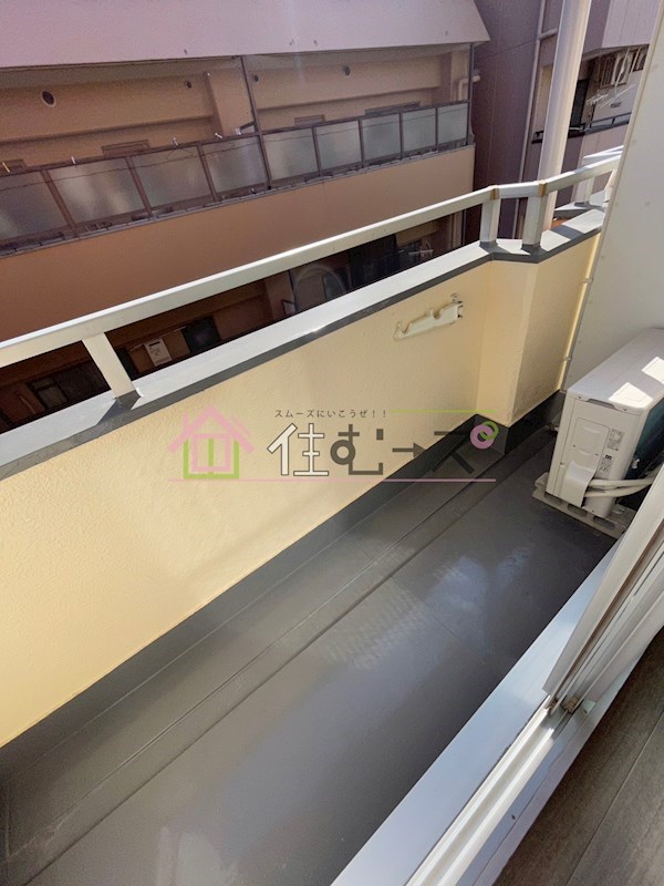 コーポあびこ ベランダ