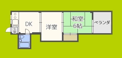 鶴見サンマンション 間取り