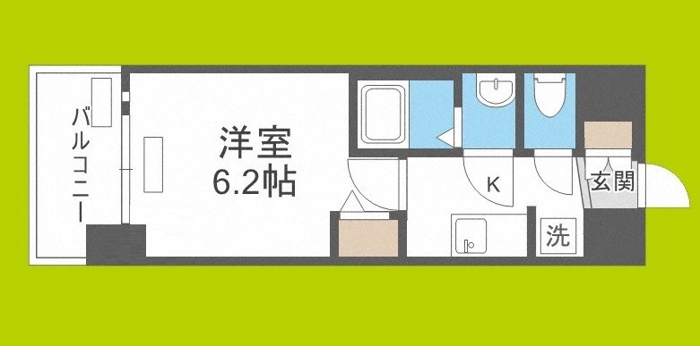 プレサンス難波インフィニティ 間取り