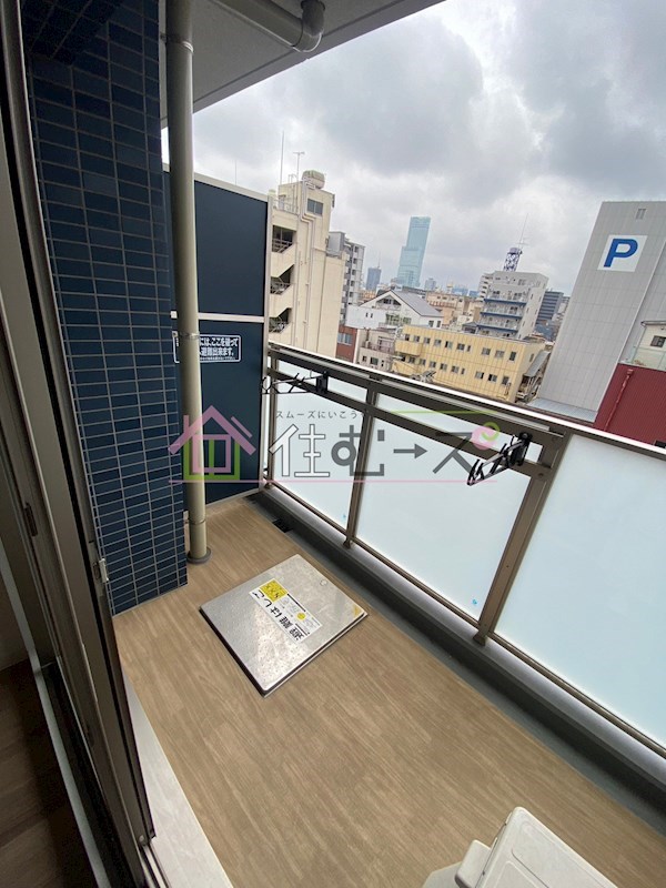 プレサンス難波インフィニティ ベランダ
