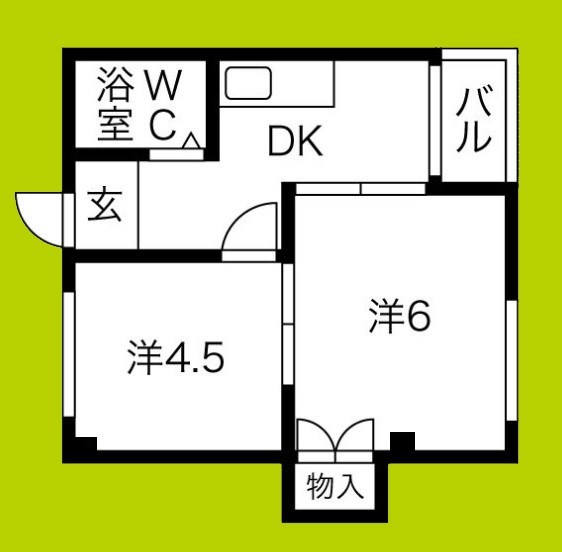 メゾンドール玉出 間取り