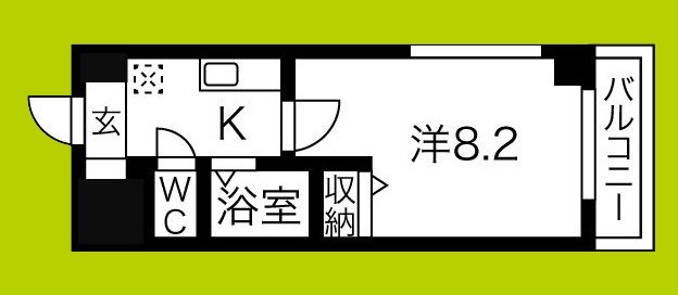 ウィンヒルズ難波西 間取り