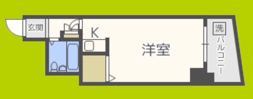 大国町青山ビル 間取り