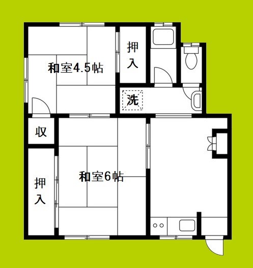 かげた荘 間取り