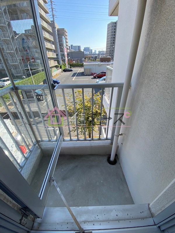 アメニティー新高二番館 ベランダ