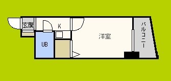 大国町青山ビル 間取り
