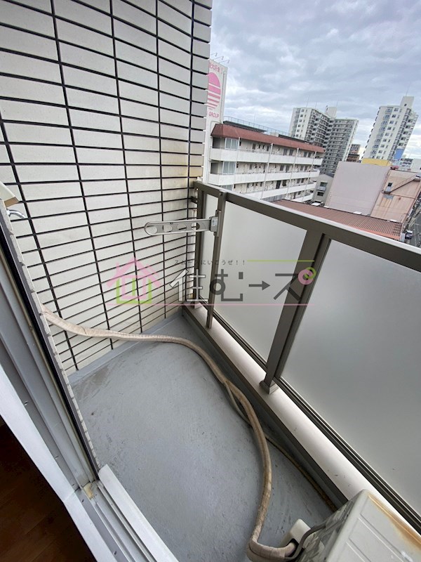 ハイツ上新小松 ベランダ