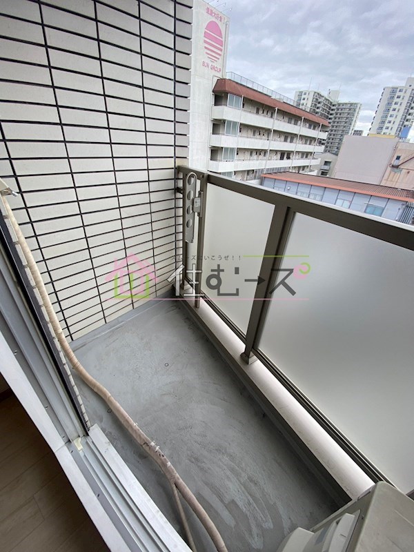 ハイツ上新小松 ベランダ