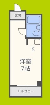 新深江橋ハイツ 間取り