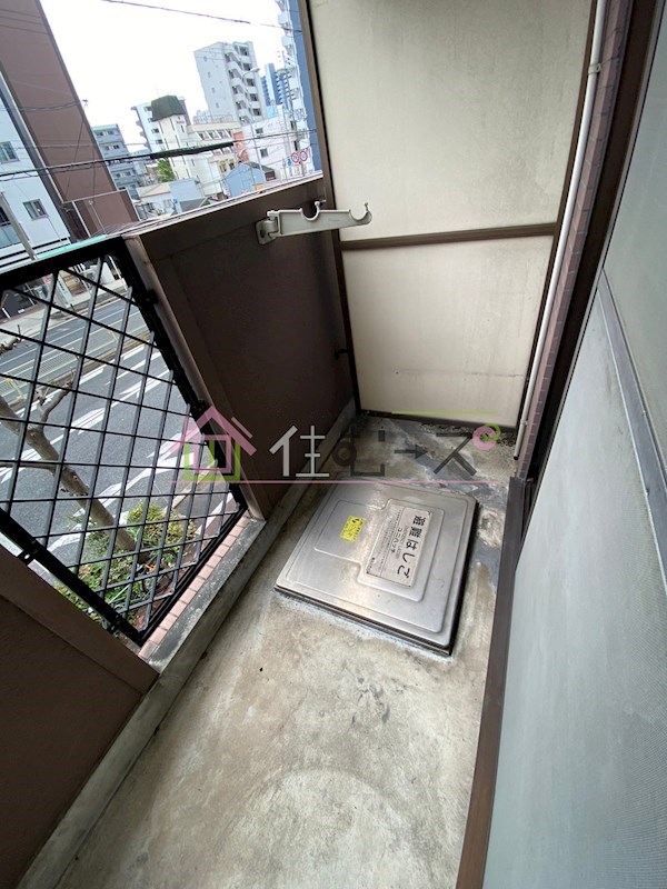 ラピス長柄橋 ベランダ