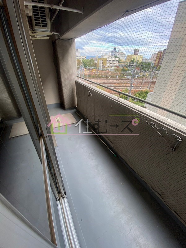 ローズコーポ新大阪第6 ベランダ