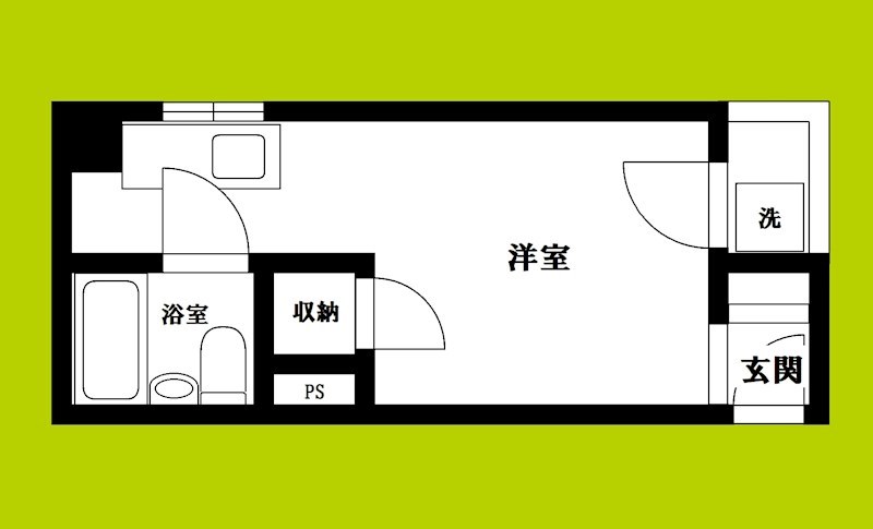 アロハ新大阪 間取り図