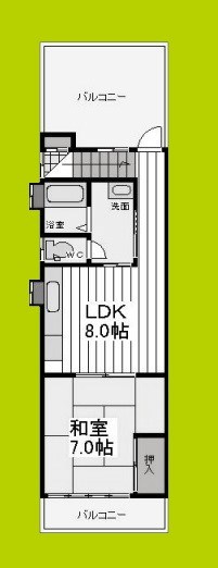 天下茶屋東1丁目テラス 間取り