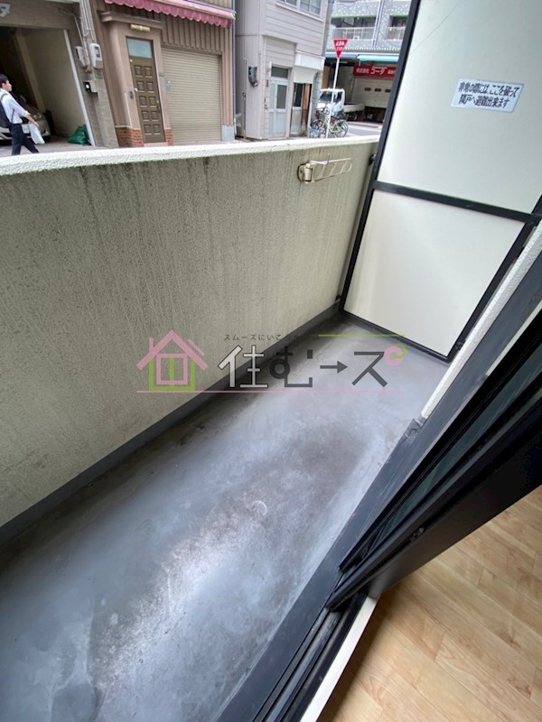 88中之島ウイング ベランダ