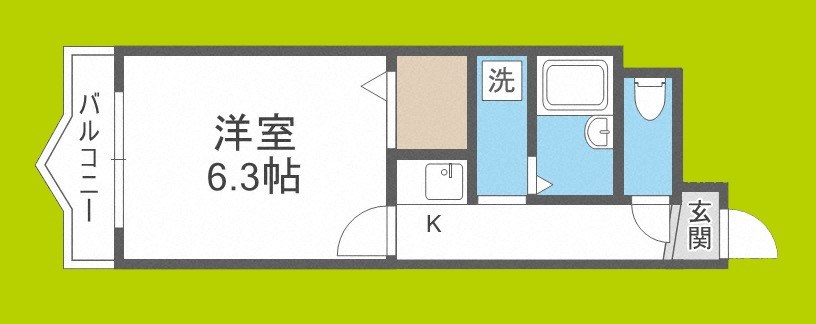ISハイツ西中島 間取り