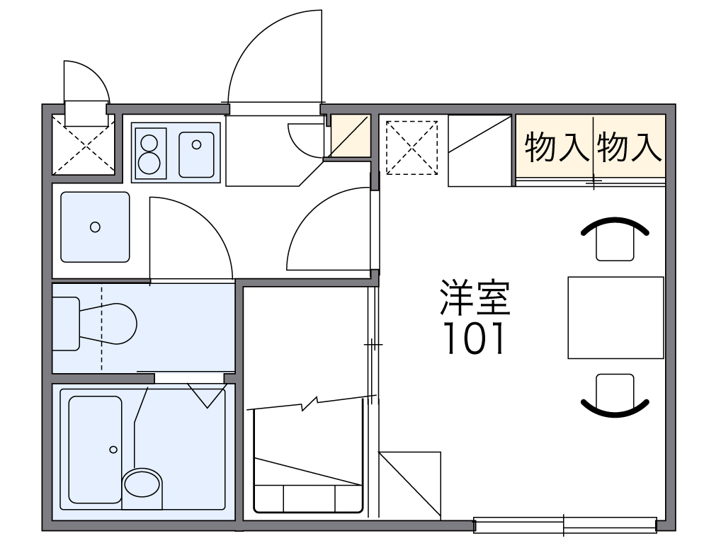 レオパレスＲｅｌｏａｄ 間取り