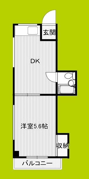 スカイ都島 間取り図