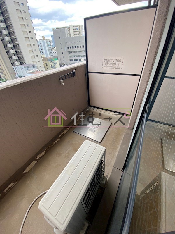 ラナップスクエア北梅田シティ ベランダ