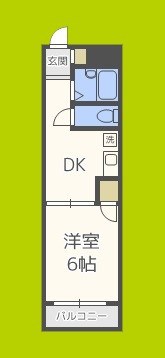 プレアール都島Ⅵ 間取り