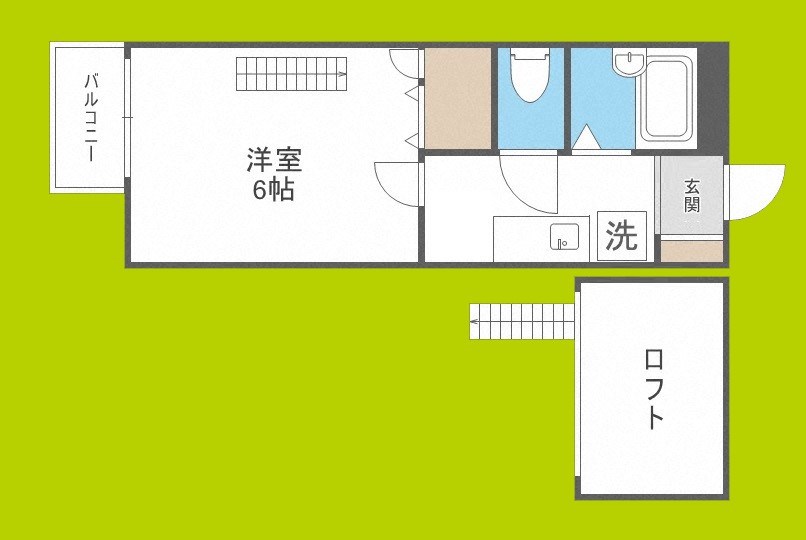 ハイム北加賀屋 間取り
