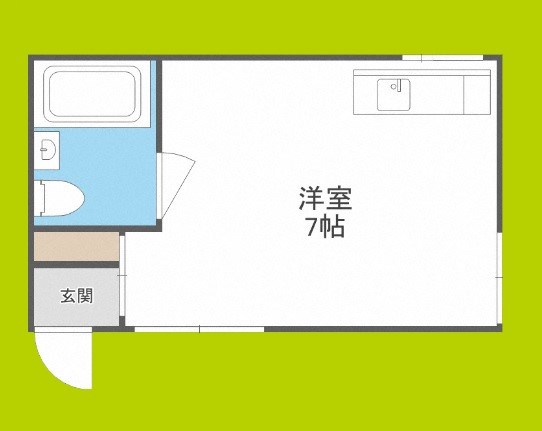 ハイツ夕陽丘  間取り