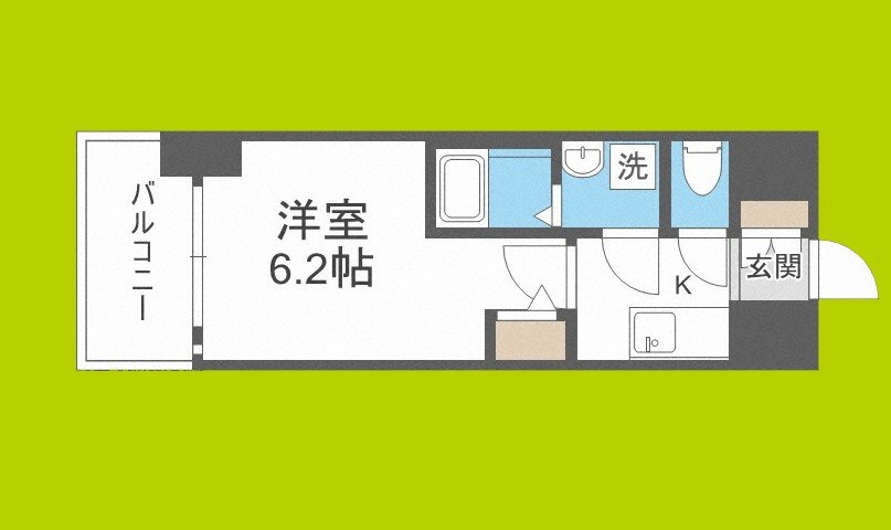 エスリード阿波座プライムコート 間取り