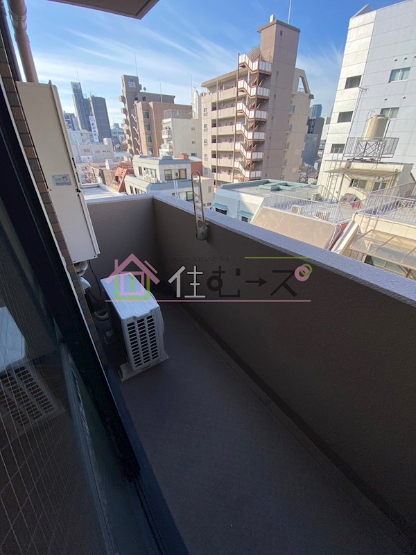 ラナップスクエア南森町 ベランダ