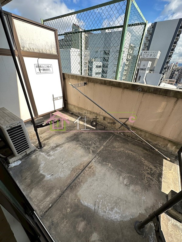 ラパンジール恵美須Ⅲ ベランダ