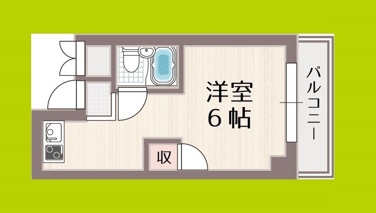 ビーナスハイツ森小路 間取り