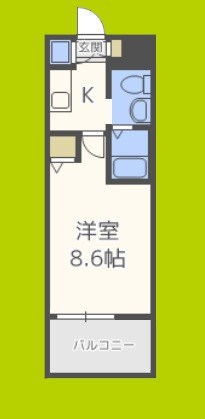 エスリード阿波座シティーウエストⅡ 間取り