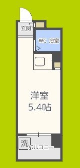パークサイド上本町駅前 間取り