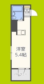 パークサイド上本町駅前 間取り
