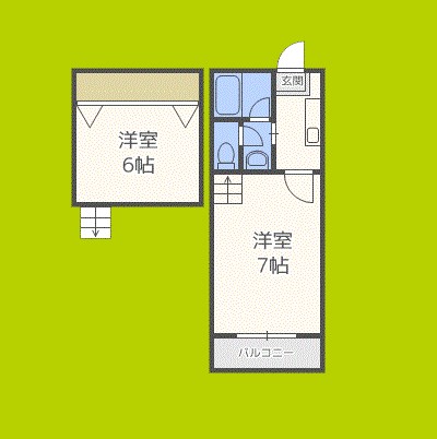 アベニュー中加賀屋 間取り