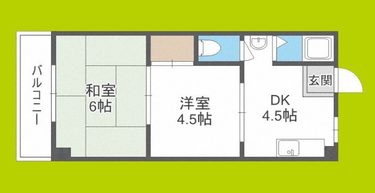 リアライズ北加賀屋 間取り