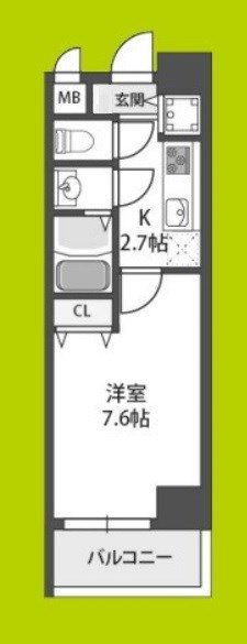 シャルマンフジ阿波座ウエスト 間取り