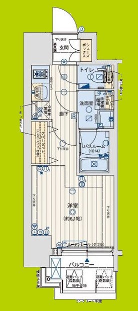 レオンコンフォート天王寺ヒルズ 間取り