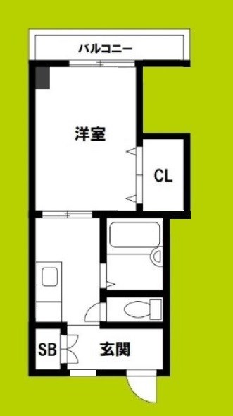 ライフインスエヒロⅡ 間取り