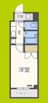 コスモコート大南 間取り