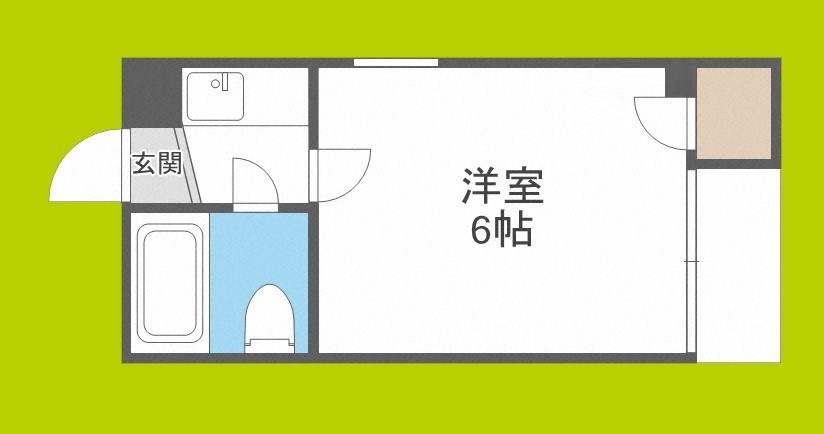 コーポ南加賀屋 間取り
